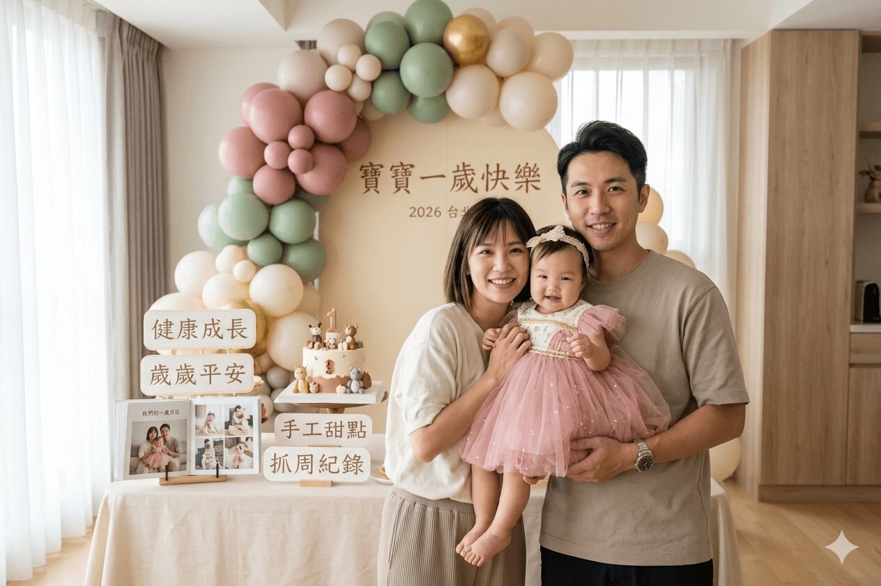 周歲生日和抓周,怎麼把這一天好好收進記憶裡?