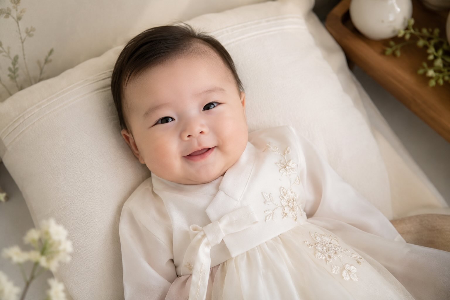 처음 웃은 날, 기억하고 싶어요